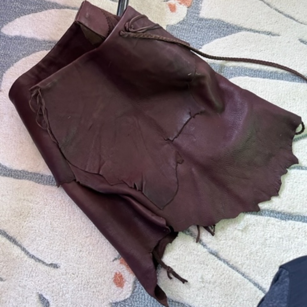 Leather skirt